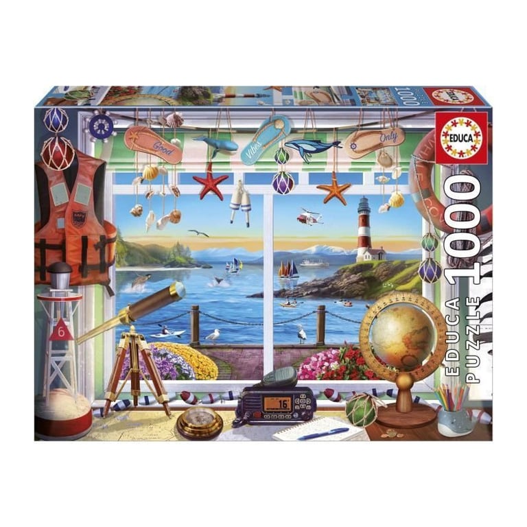 Puzzle - EDUCA - Vie partuaire - 1000 pieces - 68x48 cm - Pour adultes - Theme nature - Neuf