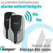 Scooter eléctrico con alarma 10 Pouces - BEEPER - MAX FX10-G2-8 - 500W - 48V - 8Ah