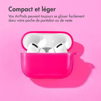 imoshion Coque Néon pour Apple AirPods Pro - Rose Fluo