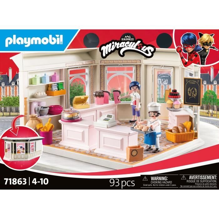 PLAYMOBIL 71863 Miraculous : Boulangerie Dupain Cheng - vue 7
