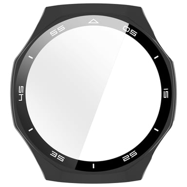 Funda Protectora Integrada con Escala Compatible con Huawei Watch GT6 Pro - Película Templada de PC Negra