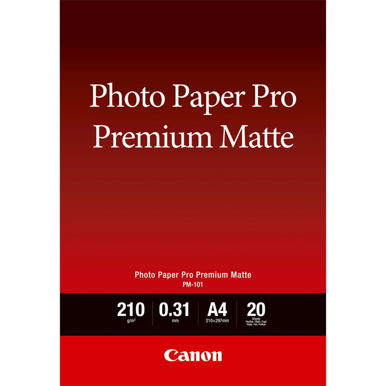 Canon Papier photo A4 Premium PM 101 20 feuilles Neuf