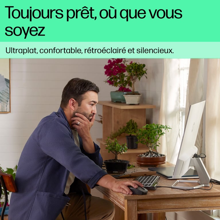 Clavier HP 7N7C0AA#ABB QWERTY - vue 4