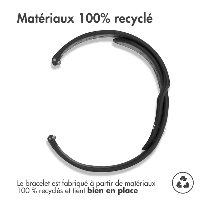 Bracelet 18mm Sport en Silicone - vue 3