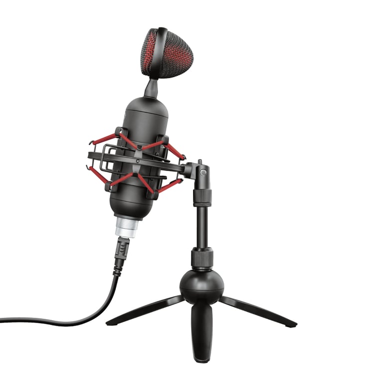 Microphone USB Trust GXT 244 Buzz 23466 – Directivité Cardioïde, Support Trépied - vue 3