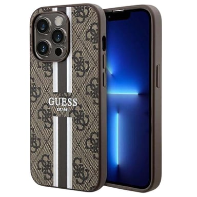 Coque MagSafe per iPhone 14 Pro Max con stampa 4G e motivo a righe