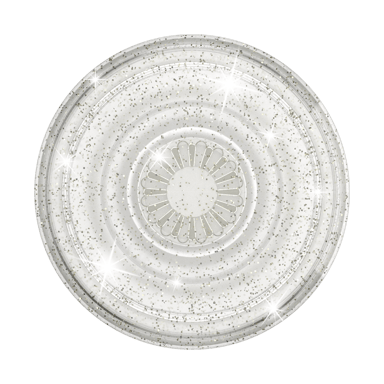 Plata purpurina transparente