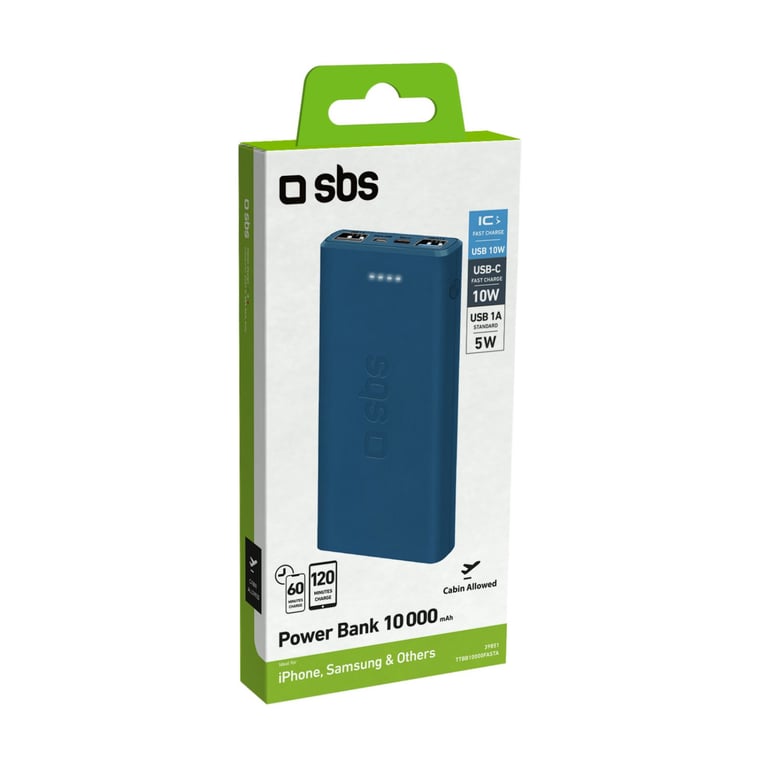 SBS TTBB10000FASTR banque d'alimentation électrique Lithium Polymère LiPo 10000 mAh Neuf - vue 2