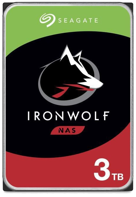 SEAGATE Disque dur IronWolf ST3000VN007 - 3.5 Interne - 3 To - SATA (SATA/600) - 5900trs/mn - Buffer