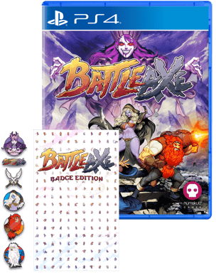 Battle Axe Badge Edizione PS4 + Poster e CD della colonna sonora in omaggio
