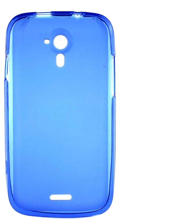 Coque silicone unie compatible Givré Bleu Wiko Darknight