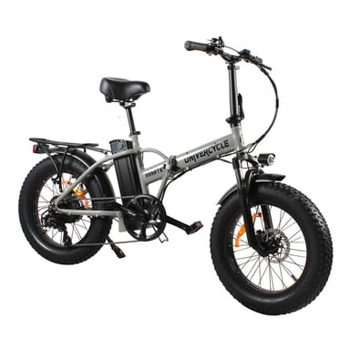 Vélo électrique Univercycle B3 Marte 20'' à gros pneus – Batterie 48 V 13 Ah, moteur 250 W – Gris