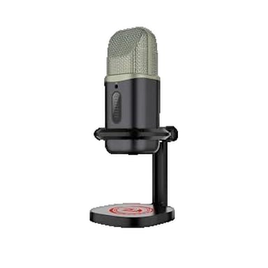 Microphone USB-C Redragon GM305 Echowave - Cardioïdal et Omnidirectionnel - Noir