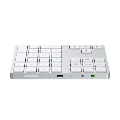 Clavier Pavé numérique Sans fil Modèle SLIM avec Touches de Raccourcis macOs Argent