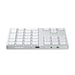 Clavier Pavé numérique Sans fil Modèle SLIM avec Touches de Raccourcis macOs Argent