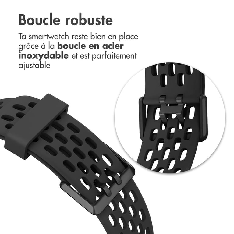 imoshion Bracelet de sport en silicone avec trous pour Fitbit Charge 5 / Charge 6 Neuf - vue 8
