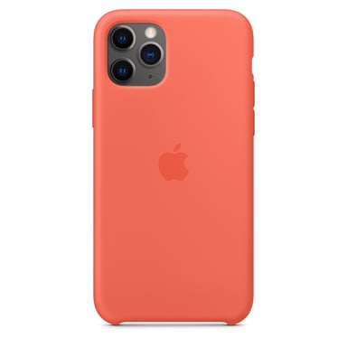 Coque en silicone pour iPhone 11 Pro Orange