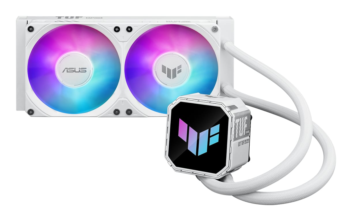 ASUS TUF GAMING LC III 240 ARGB WHT Processeur Refroidisseur de liquide tout-en-un 12 cm Blanc - Neuf