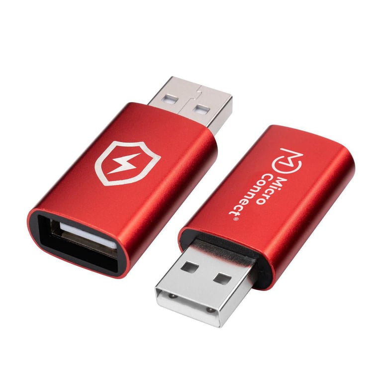 MicroConnect Safe Charge USB A data blocker adapter - vue 2