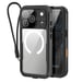Coque MagSafe iPhone 17 Pro Max Modèle ShellBox Étanche IP68 avec Dragonne Noir