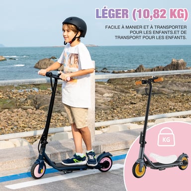 Scooter eléctrico para niños - RCB - Tres velocidades - Doble freno - Super Yellow Gift