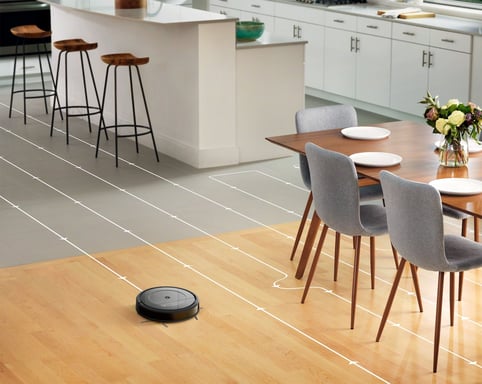 iRobot Roomba Combo robot aspirateur 0,45 L Sac à poussière Noir, Gris