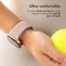 imoshion Bracelet en nylon pour Fitbit Versa 4/ 3 / Sense (2) - Rose