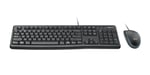 Logitech Desktop MK120 teclado Ratón incluido USB AZERTY Francés Negro