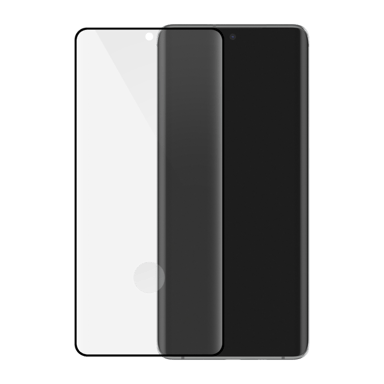 Protector de pantalla de cristal templado de borde a borde para Samsung Galaxy S20 Ultra, Negro