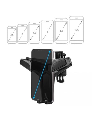 Altadif ALTAIRVTCAR soporte Teléfono móvil/smartphone Negro