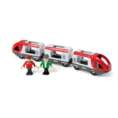 Brio 33505 Train de Voyageurs - Ensemble de Train en Bois pour Enfants