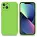 Coque pour Apple iPhone 13 en FLUID VERT Housse de protection Étui en silicone TPU flexible