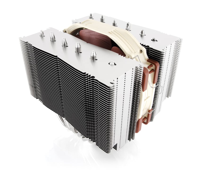 Noctua NH D15S système de refroidissement d'ordinateur Processeur Refroidisseur 14 cm Cuivre Métallique Neuf - vue 3