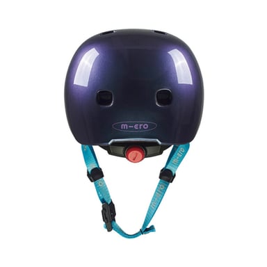 Casque scooter et vélo Micro Mobility Neochrome Blue M avec boucle magnétique et LED