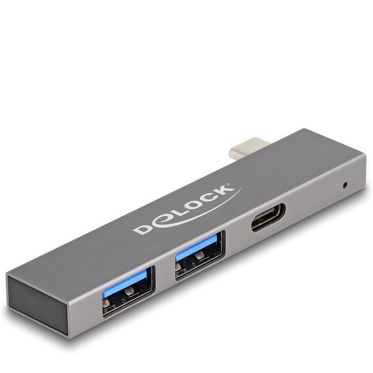 DeLOCK Hub 3 ports Slim USB avec USB Type C vers 1 x USB 5 Gbps USB Type C + 2 x USB 5 Gbps Type A Neuf