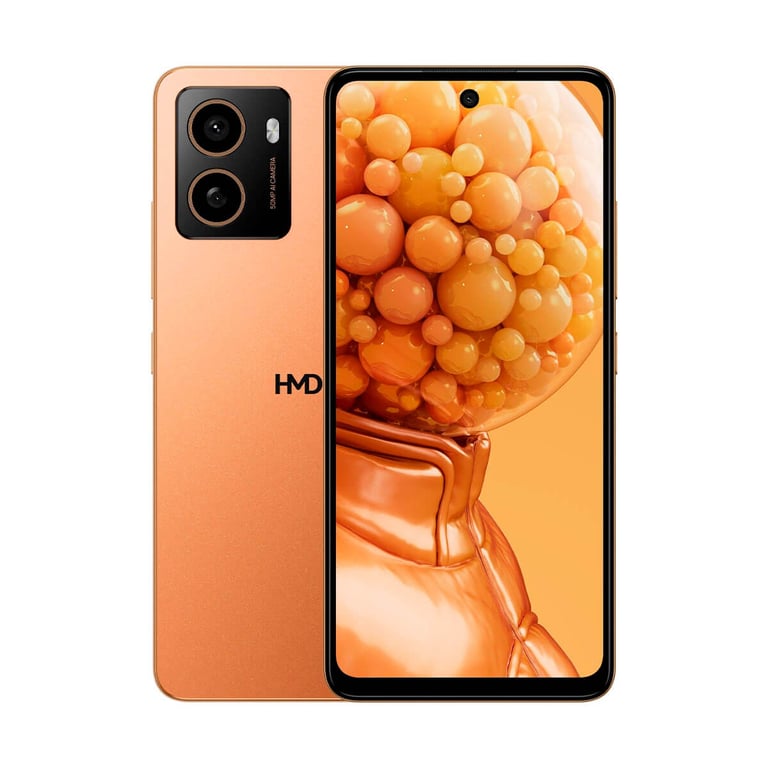 HMD Pulse+ (4G) 128 Go, Orange, Débloqué - Neuf