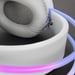 Mars Gaming MH-GLOW Blanco Auriculares 360° Full Chroma RGB Flow Micrófono Cancelación de Ruido Diseño Ultra-ligero Almohadillas Mempory-Foam Compatibilidad Universal
