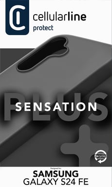 Cellularline Sensation+ - Galaxy S24 FE Custodia in silicone soft touch per Samsung Galaxy S24 FE