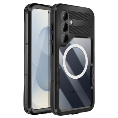 Redpepper Funda Completa para Samsung S25 Plus Resistente al Agua MagSafe Transparente