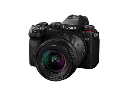 Panasonic Lumix S5 + S 20-60mm F3.5-5.6 MILC 24,2 MP CMOS 6000 x 4000 pixels Noir