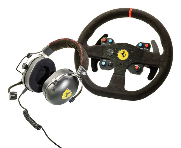 Thrustmaster Race Kit Ferrari 599xx Evo Edition Pack Gaming Casque + Volant En Alcantara - vue 9