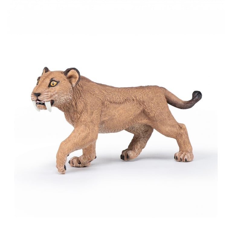Figurine de Jeune Smilodon Papo Prêt pour 'Aventure Préhistorique Neuf