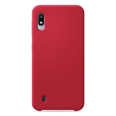 Coque silicone unie Soft Touch Rouge compatible Samsung Galaxy A10