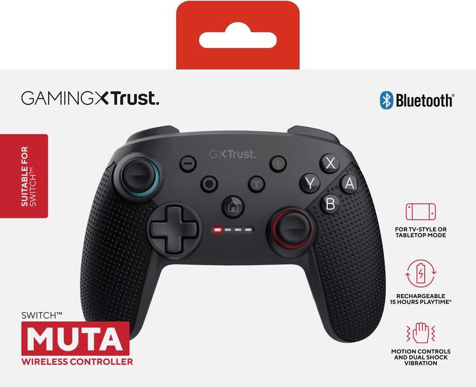 Trust GXT Muta Manette Switch Sans Fil avec Bluetooth pour Nintendo Switch / Lite / OLED 15h de Jeu / - vue 7