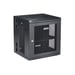 StarTech.com Armario Rack de Pared para Servidores 12U 19'' 4 Columnas y Estante 1U - Rack de Servidores de Montaje en Pared con Bisagra - Rack Ventilado para Equipo de Red