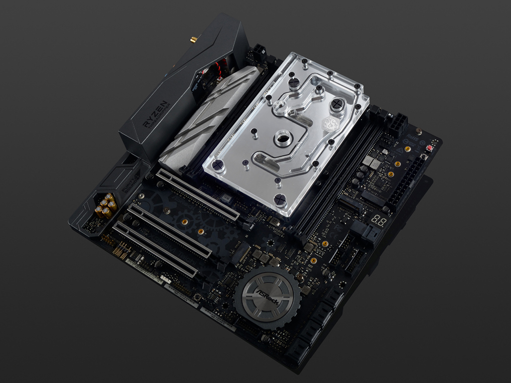 Bitspower Monoblock für ASRock X399M Taichi RGB Acryl Bloc d'eau Neuf - vue 2