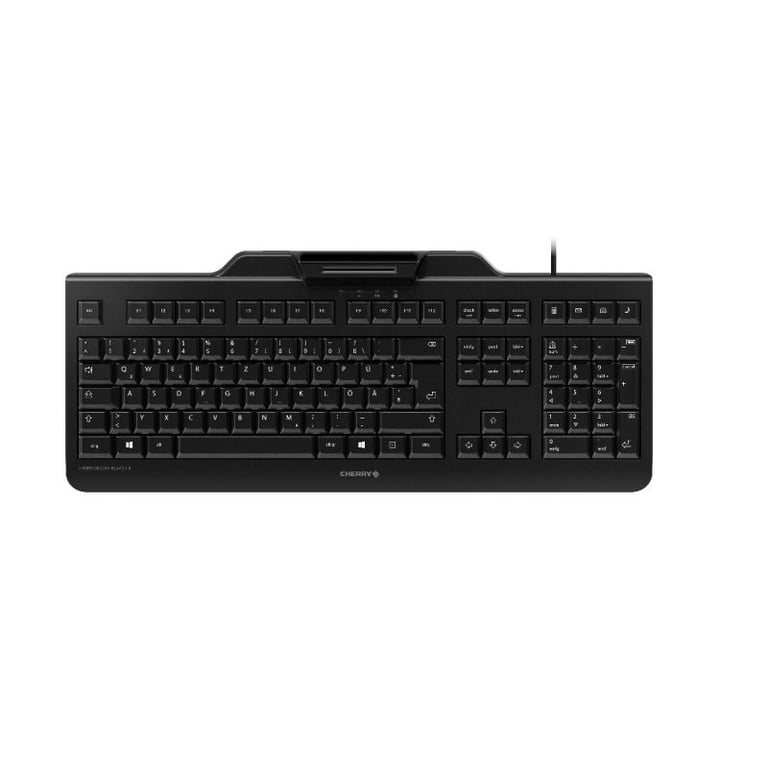 CHERRY SECURE BOARD 1.0 Clavier filaire lecteur cartes à puce USB AZERTY FR Neuf - vue 2