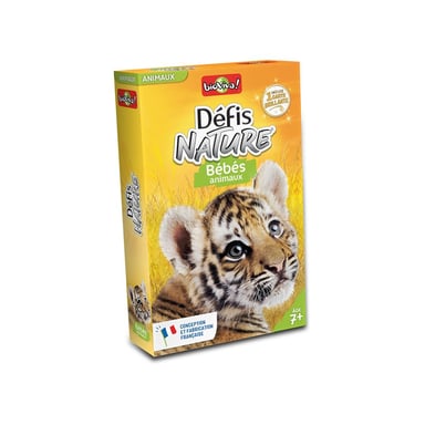 Jeu de cartes éducatif Bioviva Défis Nature Bébés animaux Coffret 2-6 joueurs Multicolore