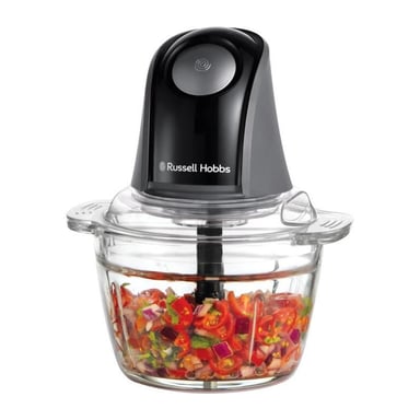 Mini Hachoir - RUSSEL HOBBS - Matte Charcoal - 200 W - 1 L - Noir