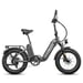 Vélo Électrique FAFREES FF20 Polar - Moteur 500W Batterie 48V12*2AH 20'' Frein à Disque Hydraulique - gris